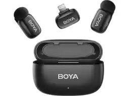 MediaMarkt Boya Mini 15 Wireless Lightning Mic (black) 2tx + 1rx Microfoon aanbieding