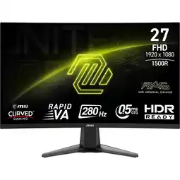 MediaMarkt MSI Mag 276cxf - 27 Inch Full Hd Va (vertical Alignment) aanbieding