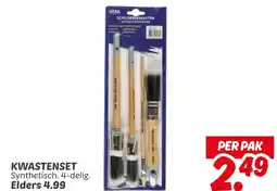 Dekamarkt Kwastenset aanbieding