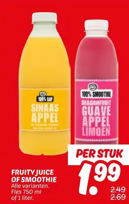 Dekamarkt Fruity juice of smoothie aanbieding