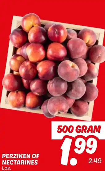 Dekamarkt Perziken of nectarines aanbieding