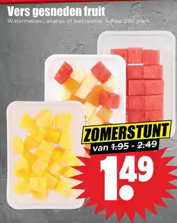 Dirk Vers gesneden fruit aanbieding