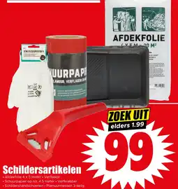 Dirk Schildersartikelen aanbieding