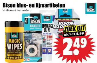 Dirk Bison klus en lijmartikelen aanbieding