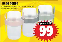 Dirk To go beker aanbieding