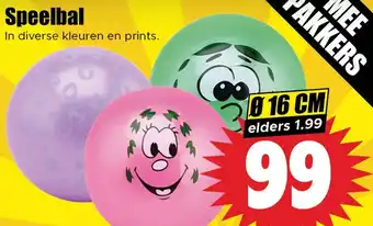 Dirk Speelbal aanbieding