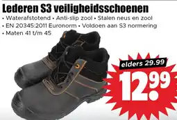 Dirk Lederen S3 veiligheidsschoenen aanbieding