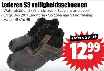 Dirk Lederen S3 veiligheidsschoenen aanbieding