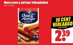 Dirk Mora oven & airfryer frikandellen aanbieding