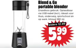 Dirk Blend & Go portable blender aanbieding