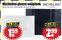 Dirk Michelino glazen snijplank aanbieding