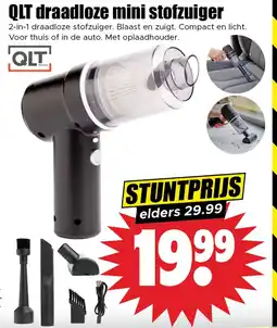 Dirk QLT draadloze mini stofzuiger aanbieding