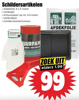 Dirk Schildersartikelen aanbieding