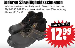 Dirk Lederen S3 veiligheidsschoenen aanbieding