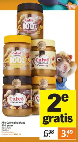 Albert Heijn Alle Calvé pindakaas aanbieding