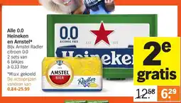 Albert Heijn Alle 0.0 Heineken en Amstel aanbieding