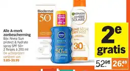 Albert Heijn Alle A-merk zonbescherming aanbieding