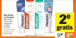 Albert Heijn Alle Elmex en Prodent aanbieding