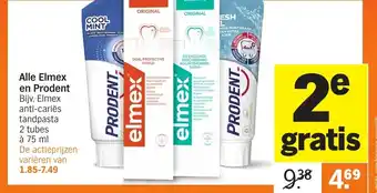 Albert Heijn Alle Elmex en Prodent aanbieding