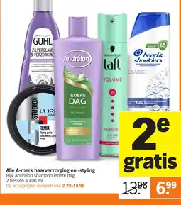 Albert Heijn Alle A-merk haarverzorging en styling aanbieding