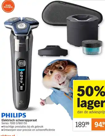 Albert Heijn Philips Elektrisch scheerapparaat aanbieding
