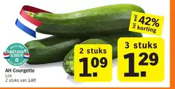 Albert Heijn AH Courgette aanbieding