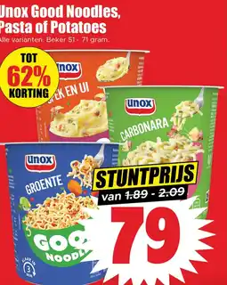 Dirk Unox Good Noodles, Pasta of Potatoes aanbieding