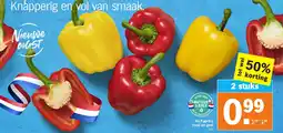 Albert Heijn AH Paprika rood en geel aanbieding