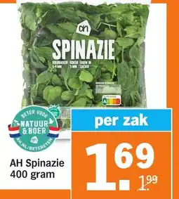 Albert Heijn AH Spinazie aanbieding