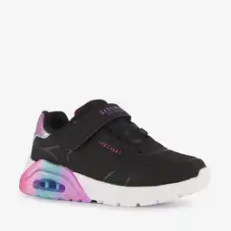 Scapino Skechers Uno Lite 2.0 meisjes sneakers zwart roze aanbieding