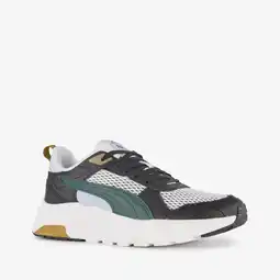 Scapino Puma Trinity 2 LT Run Fun kinder sneakers zwart groen aanbieding