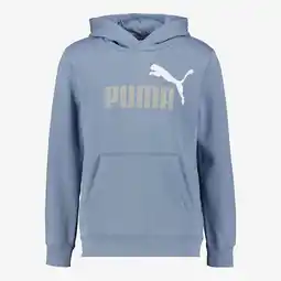 Scapino Puma Essentials 2 Color No. 1 Logo kinder hoodie blauw aanbieding
