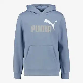 Scapino Puma Essentials 2 Color No. 1 Logo kinder hoodie blauw aanbieding