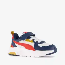 Scapino Puma Trinity Lite AC+ kinder sneakers rood blauw aanbieding