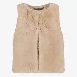 Scapino TwoDay meisjes gilet van imitatiebont beige aanbieding