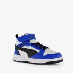 Scapino Puma Rebound V6 Mid kinder dames sneakers blauw aanbieding
