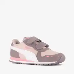 Scapino Puma Cabana Race SL 20 V Inf meisjes sneakers roze wit aanbieding