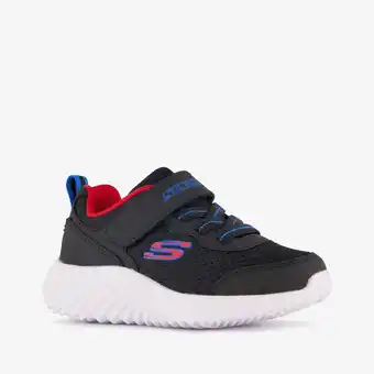 Scapino Skechers Bounder kinder sneakers zwart rood aanbieding