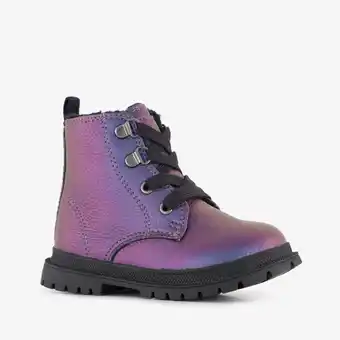 Scapino Blue Box meisjes veterboots roze paars aanbieding