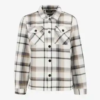Scapino Unsigend geruite jongens blouse beige bruin aanbieding