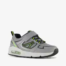 Scapino Blue Box jongens sneakers met airzool grijs groen aanbieding