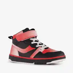 Scapino Blue Box hoge meisjes sneakers Isa zwart rood aanbieding