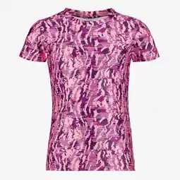 Scapino Osaga Dry meisjes sport T-shirt met print roze aanbieding