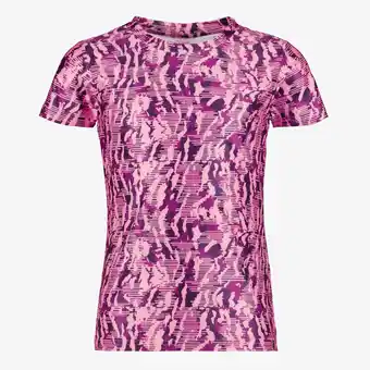 Scapino Osaga Dry meisjes sport T-shirt met print roze aanbieding