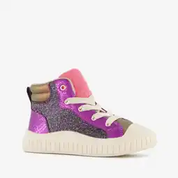 Scapino Blue Box meisjes sneakers met glitters paars roze aanbieding