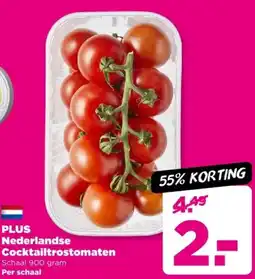 PLUS PLUS Nederlandse Cocktailtrostomaten aanbieding