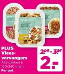 PLUS PLUS Vleesvervangers aanbieding