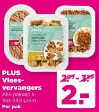 PLUS PLUS Vleesvervangers aanbieding
