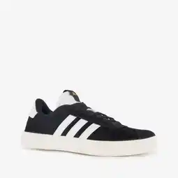 Scapino Adidas VL Court 3.0 leren dames sneakers zwart wit aanbieding