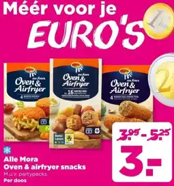 PLUS Alle Mora Oven & airfryer snacks aanbieding